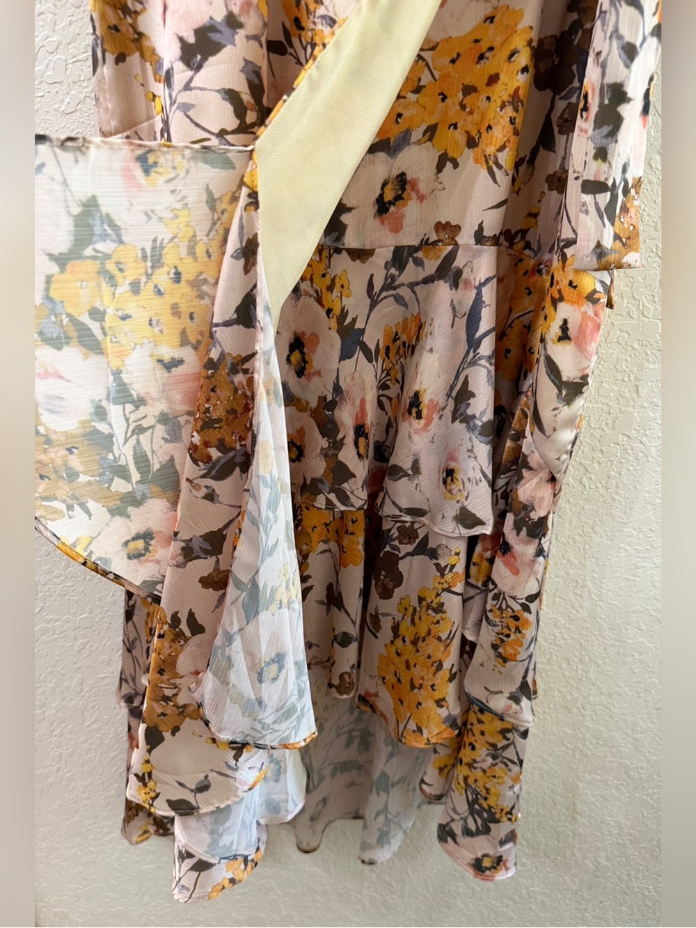 Anthropologie BHLDN VONE Batara Floral Wrap Dress - 14 - Picture 3 of 14